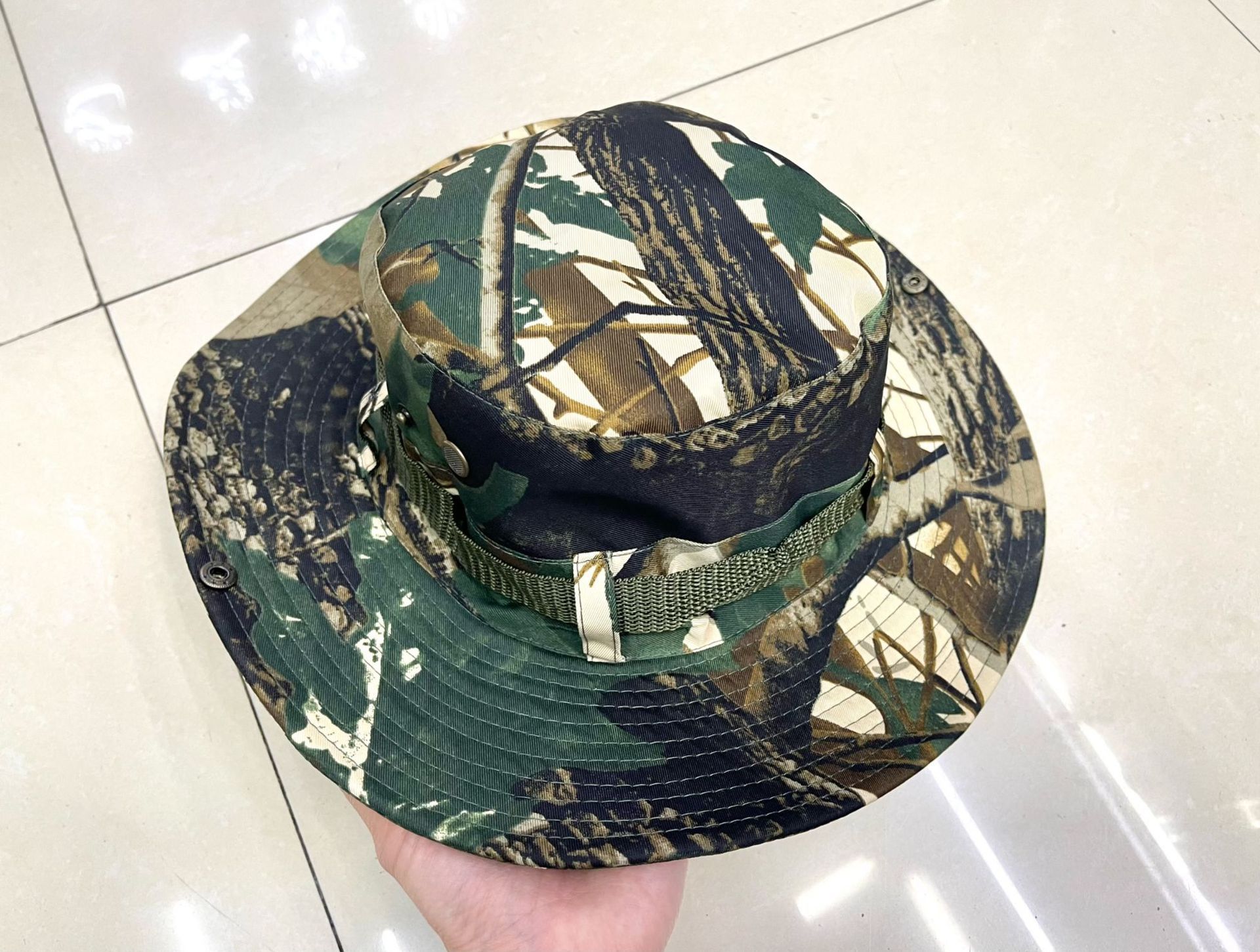 Sombrero de pescador de verano de tela de doble cara almacena portátil sombrero de verano al aire libre pesca gorra gorra de sombrero