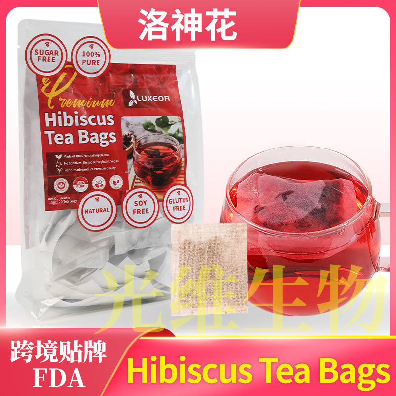 Hibiscus Flowers Tea Bags 120 Pure Hibiscus Flowers Loose Flowers Hibiscus Cross-Border