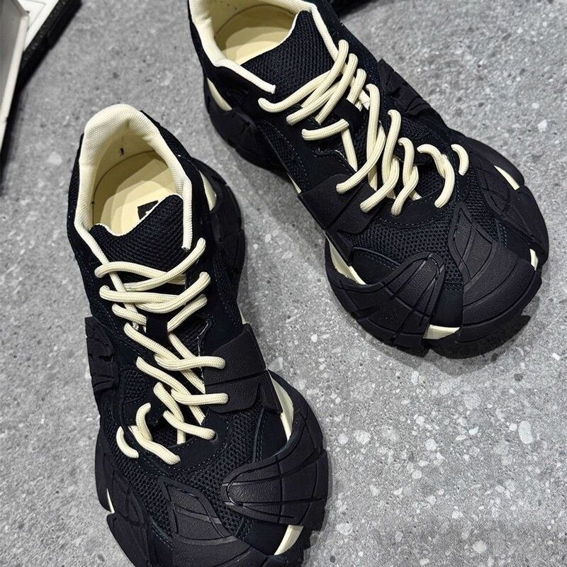 Versatile and Comfortable Dad Shoes for Women, Casual Shoes, Trendy Brand Sneakers, New Mesh Thick-Soled Trendy Shoes for Summer and Autumn 2025