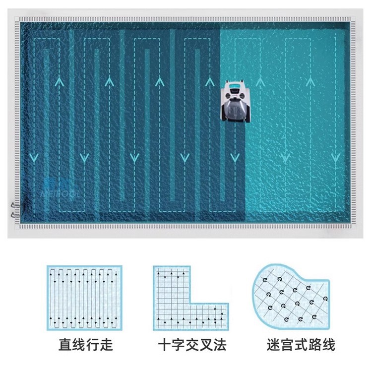 aspirador de suciedad de piscina robot de limpieza totalmente automático aspirador de polvo inalámbrico subacuático capaz de escalar la pared en el fondo de la piscina de tortugas