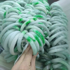 卸売翡翠陽緑ブレスレット巴山翡翠陽緑正円もち種ママモデル王福翡翠ブレスレット