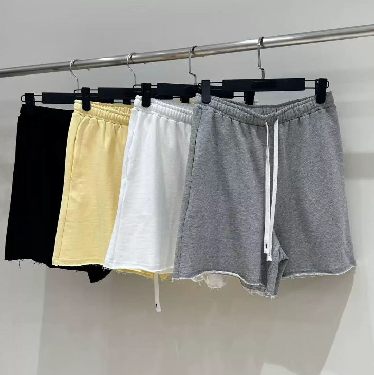2026 Summer New Cotton Terry Curled Hem Casual Shorts for Women, Slimming Terry Cotton Knee-Length Shorts, Hot Pants for Women 2026 Summer New Cotton Terry Curled Hem Casual Shorts for Women, Slimming Terry Cotton Knee-Length Shorts, Hot Pants for Women