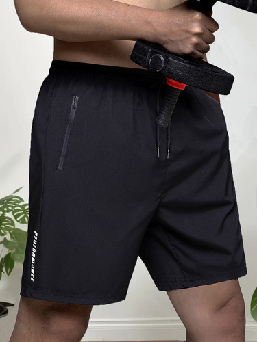 Men's Quick-Dry Beach Running Breathable 5-inch Shorts, Fitness Leisure Sports Shorts in European and American Sizes
