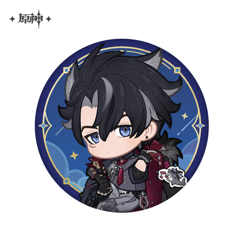 正規版ミハ遊原神バッジバーアクリルペンダント立牌パイルバッジウェンディ鐘離バッジ