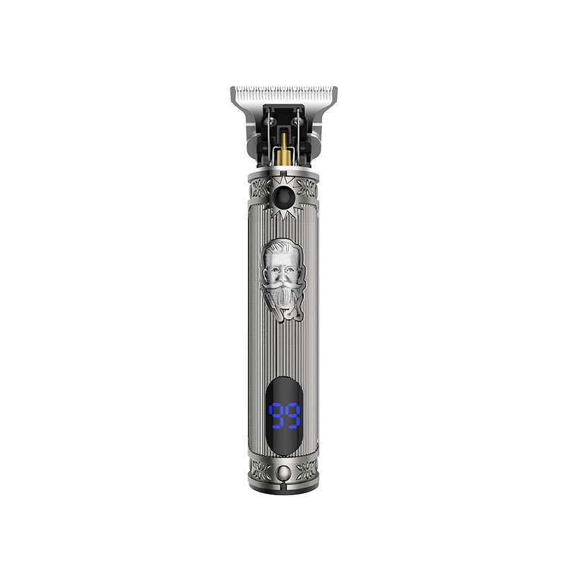 Kemei cortadora de cabello talla hueco cortador de cabello cabeza cortadora de cabello LCD pantalla digital KM-700H cortadora de cabello eléctrica