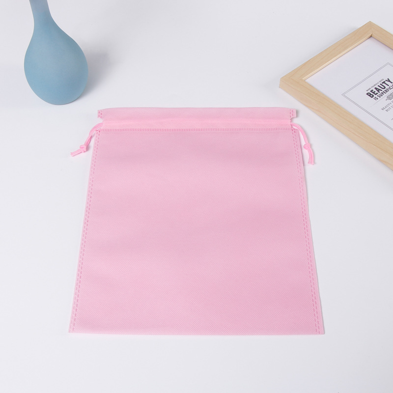鞋子包包防尘抽绳袋定 制跳绳收纳收口袋公仔拉绳袋无纺布束口袋
