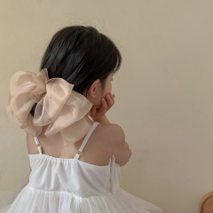 新しい子供の超大きい蝶結びのヘアピンの女の子は髪を砕きます。