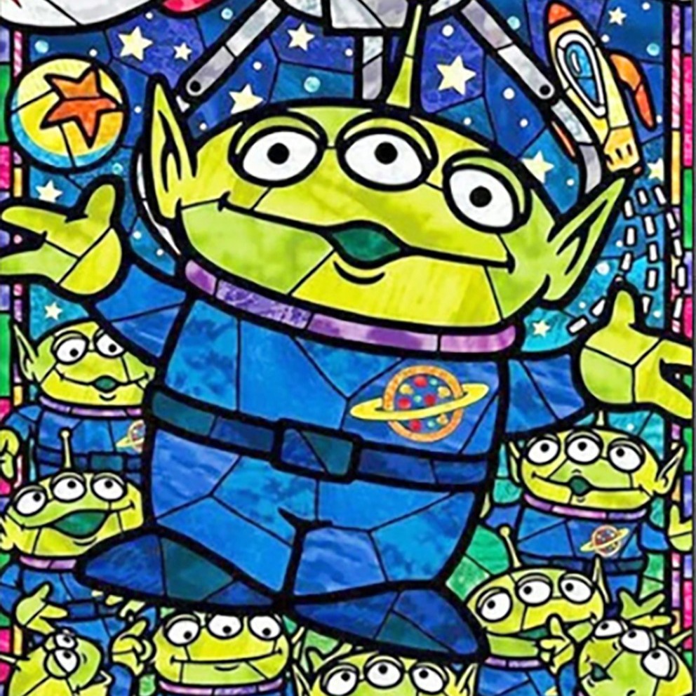 Factory straight hair wholesale DIY diamond painting full diamond painting cartoon round diamond stone painting children's cartoon diamond