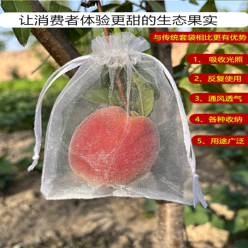 水果防鸟防虫网袋瓜果保护袋子无花果枇杷葡萄网袋桃子草莓保护套|undefined