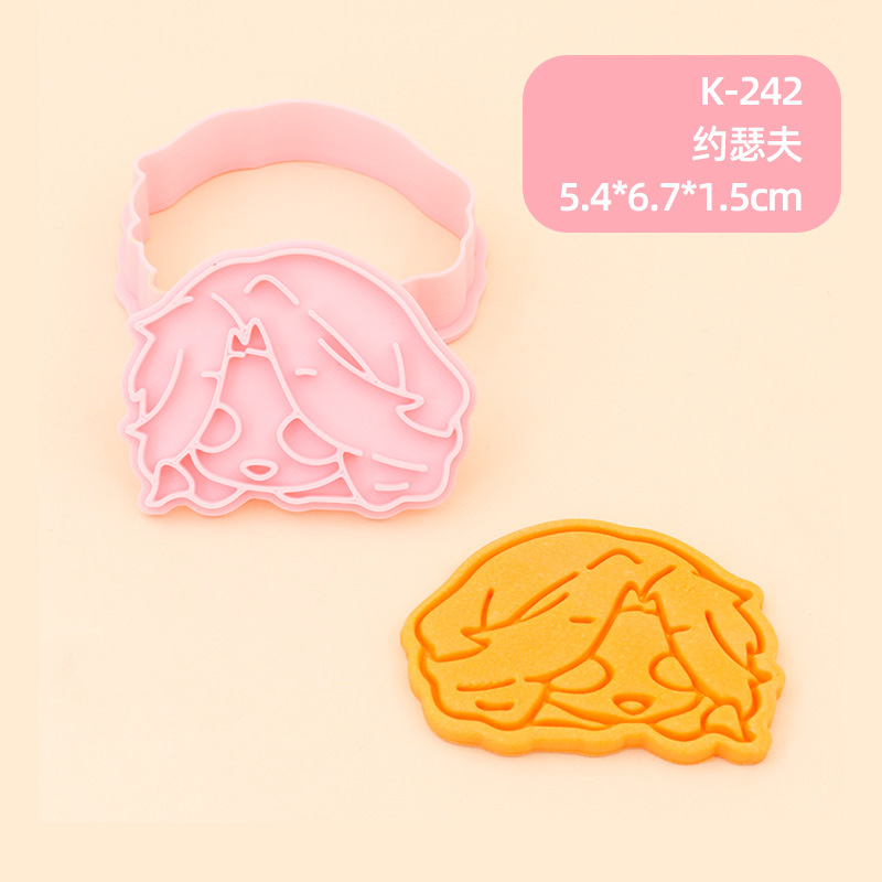 Juego de Moldes para Galletas 3D Personajes de Anime de Plástico para Repostería image 13