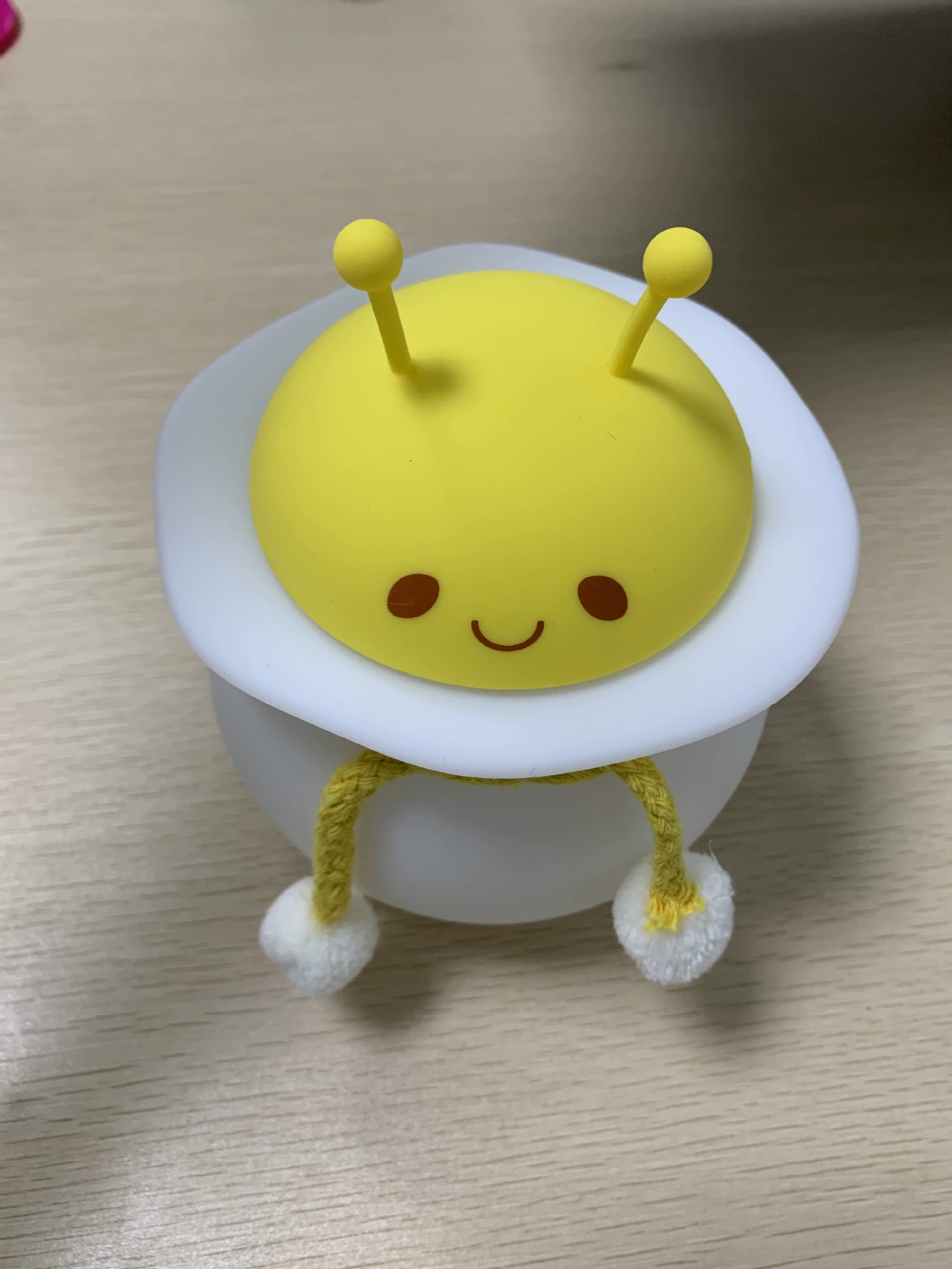  Cartoon creative silicone night light USB charging LED colorful voice-controlled silicone atmosphere pat light mini