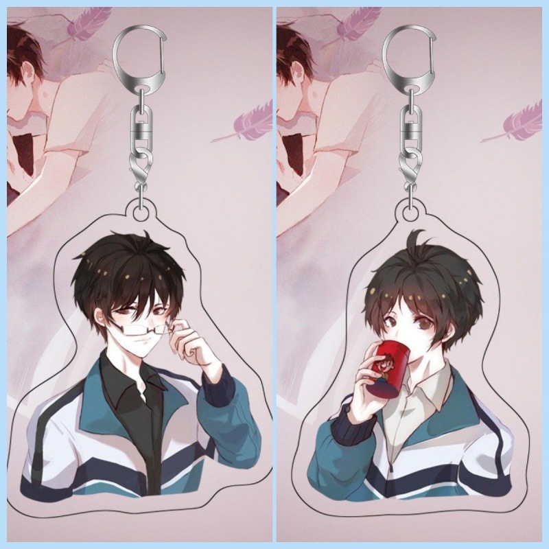 (2개) SHENGWANGJIANG TIM SUMU LI TANMEI 팬들이 선물을 걸고 주변의 아크릴 열쇠 고리