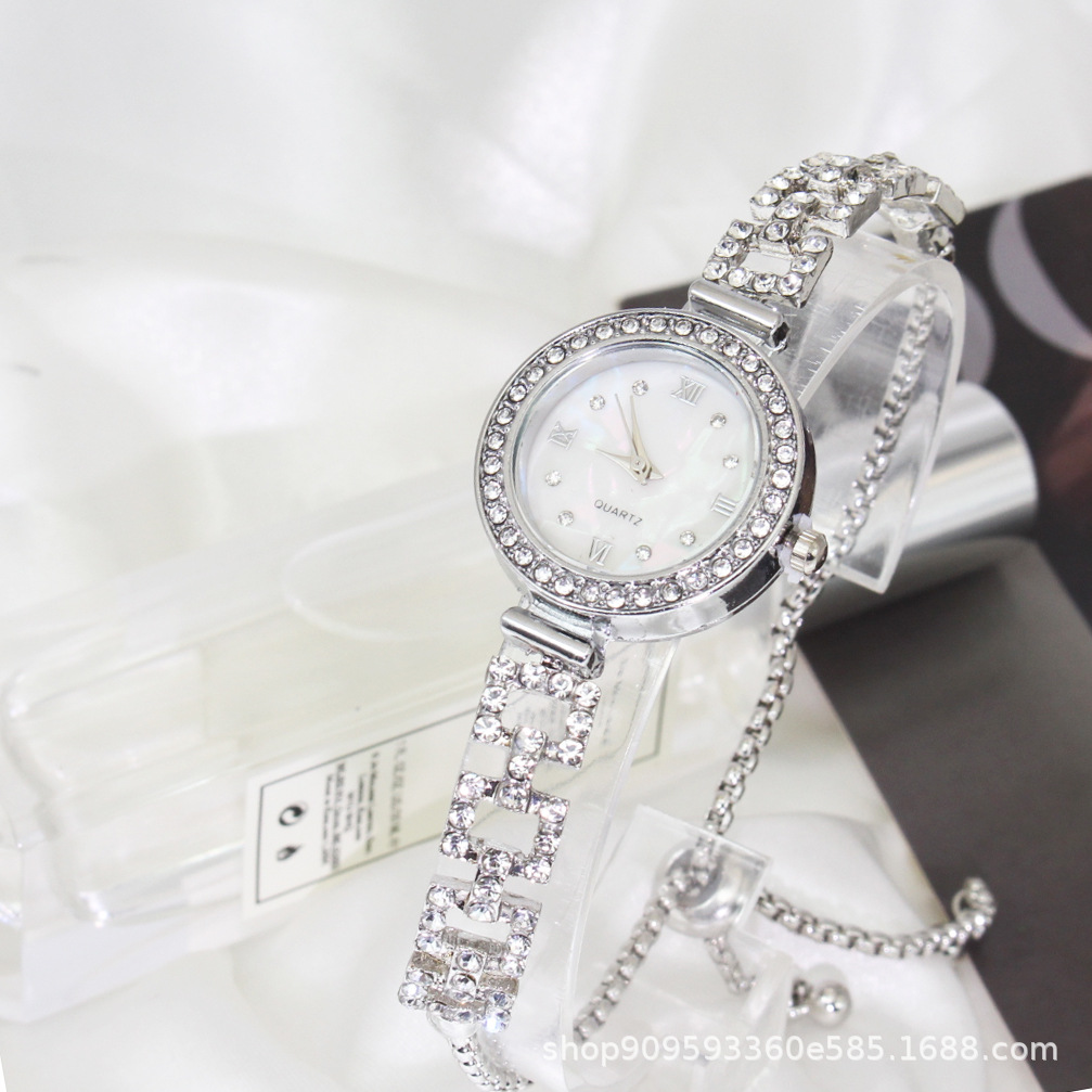 New fashion multi-diamond drawstring ladies watch free adjustment bracelet watch women quartz watch wholesale