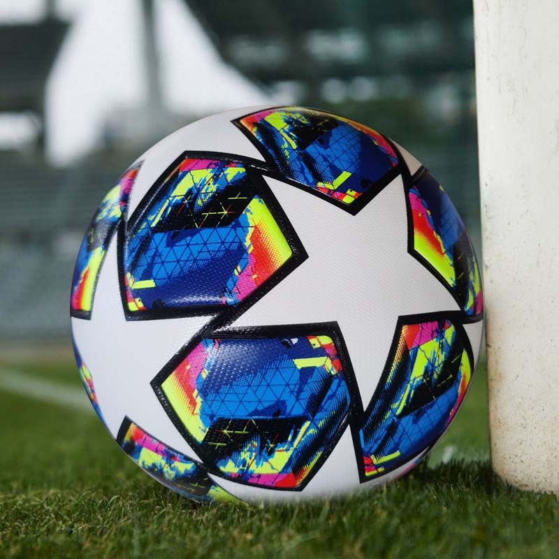 Mapa de la Liga de Campeones Torneo de estrellas Bola No. 5 PU Fútbol de unión térmica Entrenamiento resistente al desgaste Partido de examen de ingreso a la escuela secundaria Fútbol