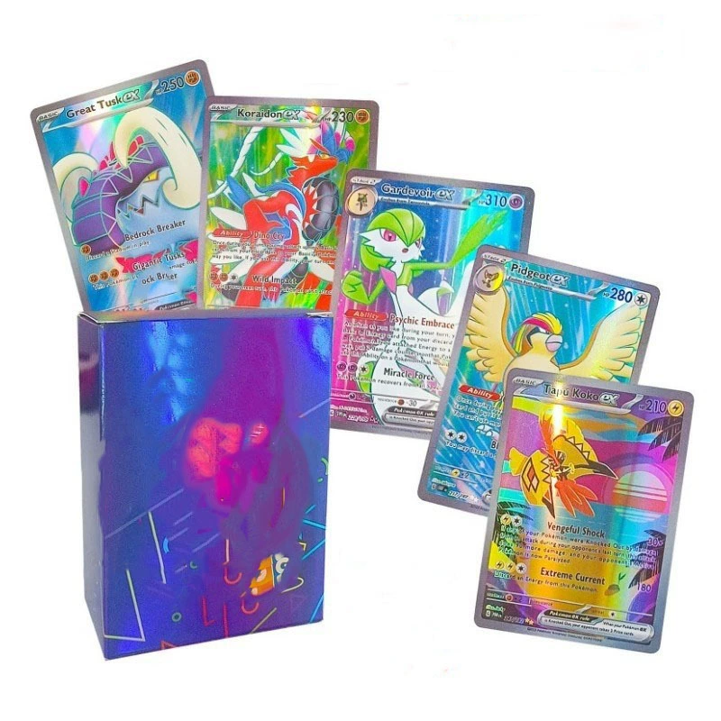 Карточки покемона Pokemon eX и vmax английская версия, флэш-карты, коллекция Pokemon Cards, периферия питомца
