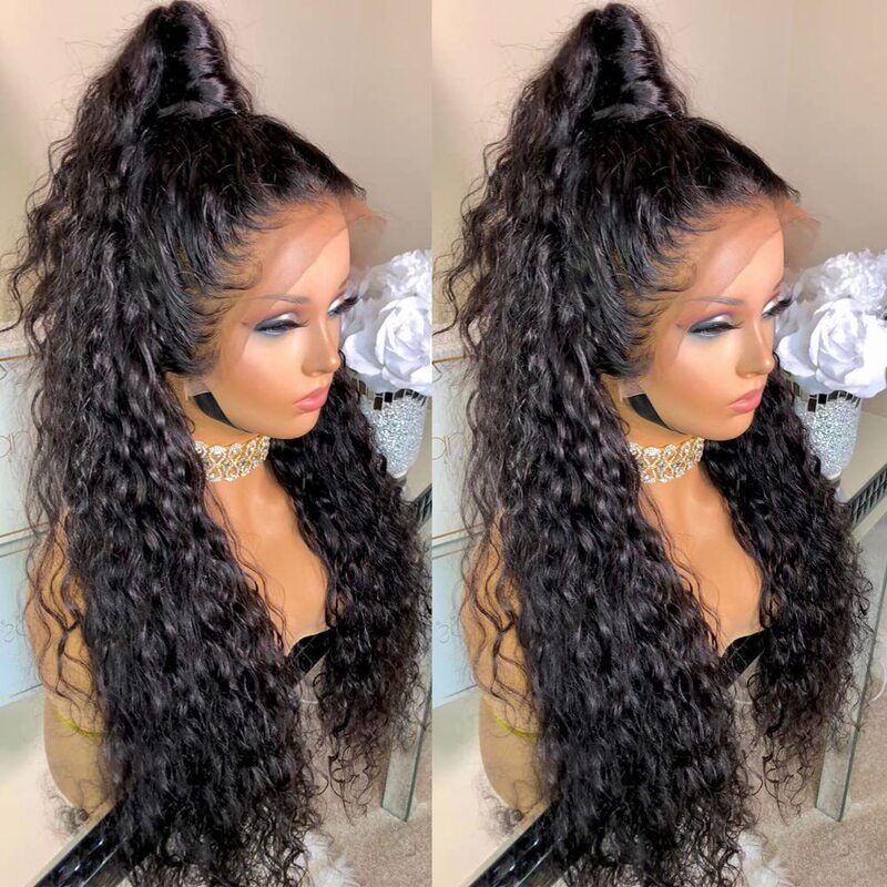 Cross-Border European and American Front Lace Wig African Fashion Small Curly Wig Fluffy Long Curly Hair High Temperature Wire Wig Wholesale