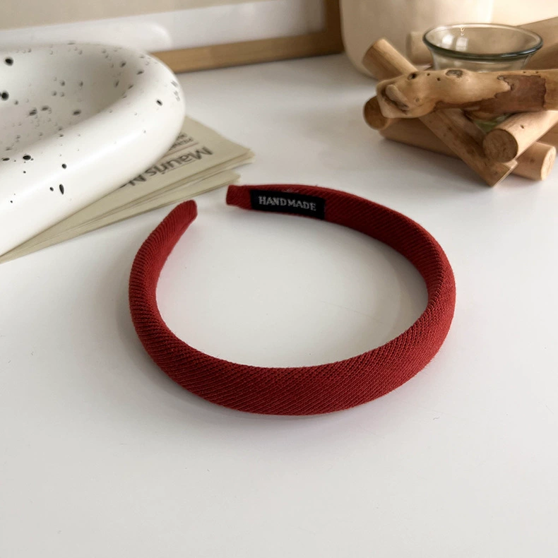 Старинная корейская повязка для головы в форме губки, универсальная ткань, ширина 2,2 см, различные цвета