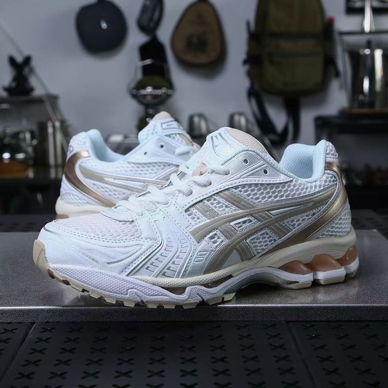 純正オリジナル Gel-kayano14 衝撃吸収メッシュ アウトドア 男女兼用 カジュアル レトロ お父さん 通気性 ランニング スニーカー|undefined