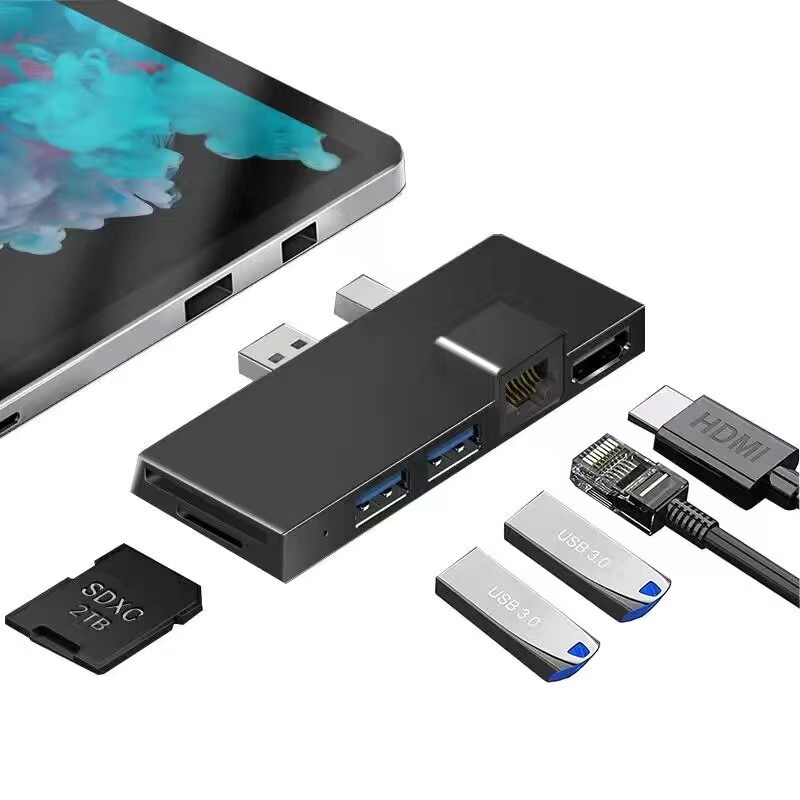 Microsoft extension dock for surface pro4/5/6 USB3.0 hub SD/TF HDMI4K rj45
