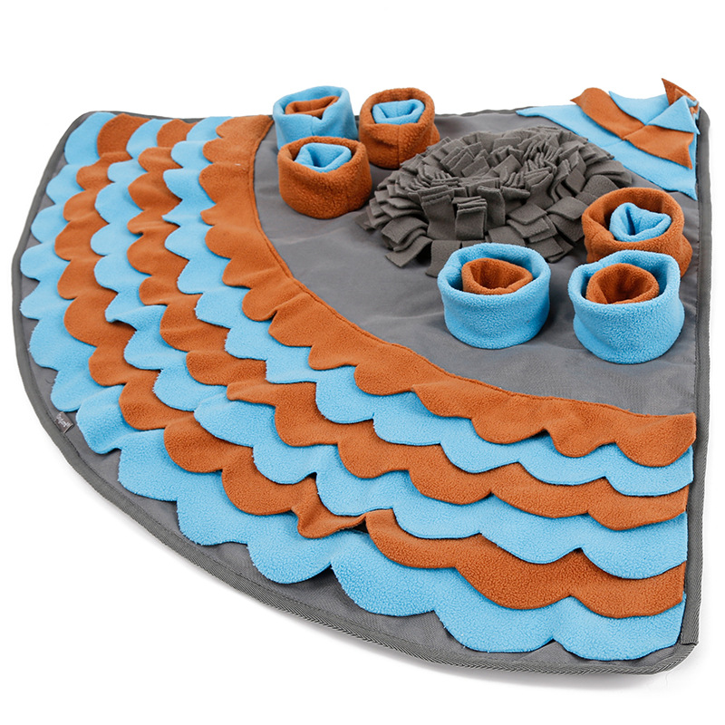 부채꼴 스니핑 패드-블루