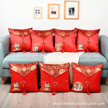 2025蛇年中国结各大保险银行礼品开门红抱枕平安人寿抱枕被现货