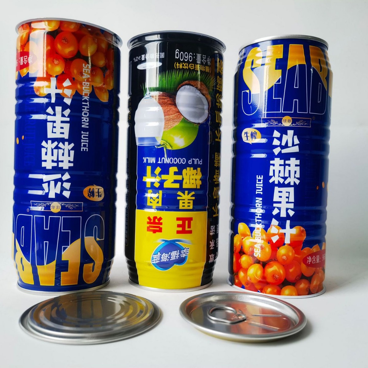 生产装沙棘果汁饮料易拉罐有240ml 245ml250ml 310ml 960ml多种罐