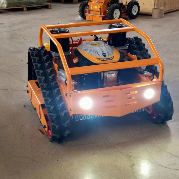 全地形履带遥控割草机 果园杂草除草机 自走式光伏发电站碎草机