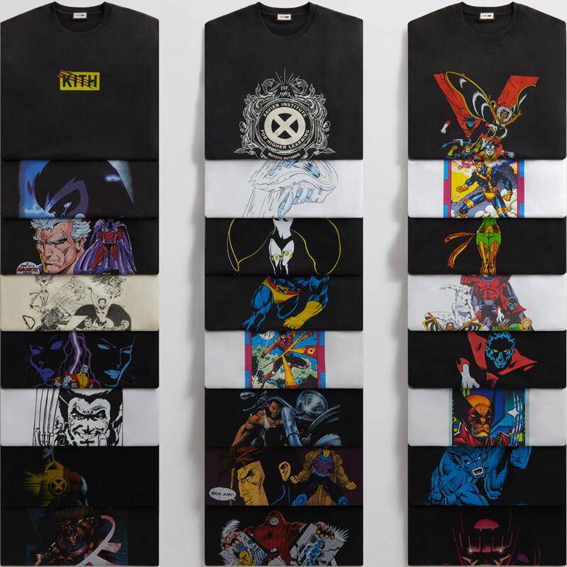 Kith for X Manz X-Man War Series Large Collection Men's Pattern T-Shirt