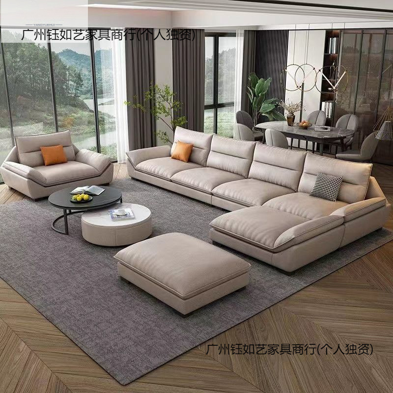 大小户型家用直排组合乳胶免洗布艺沙发 简约时尚现代科技布沙发|undefined