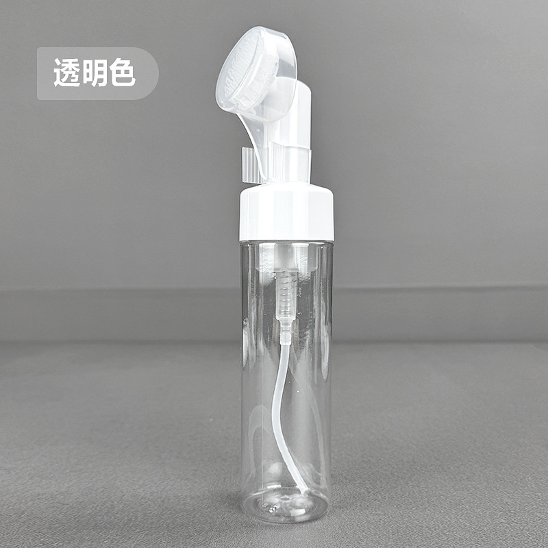 慕斯起泡瓶泡沫瓶硅胶刷头泡沫瓶洁面分装瓶塑料瓶150ml200ml毫升|undefined