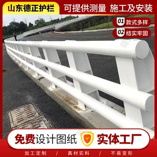 桥梁防撞护栏 交通防撞护栏城市建设立交桥高架桥防撞护栏厂家