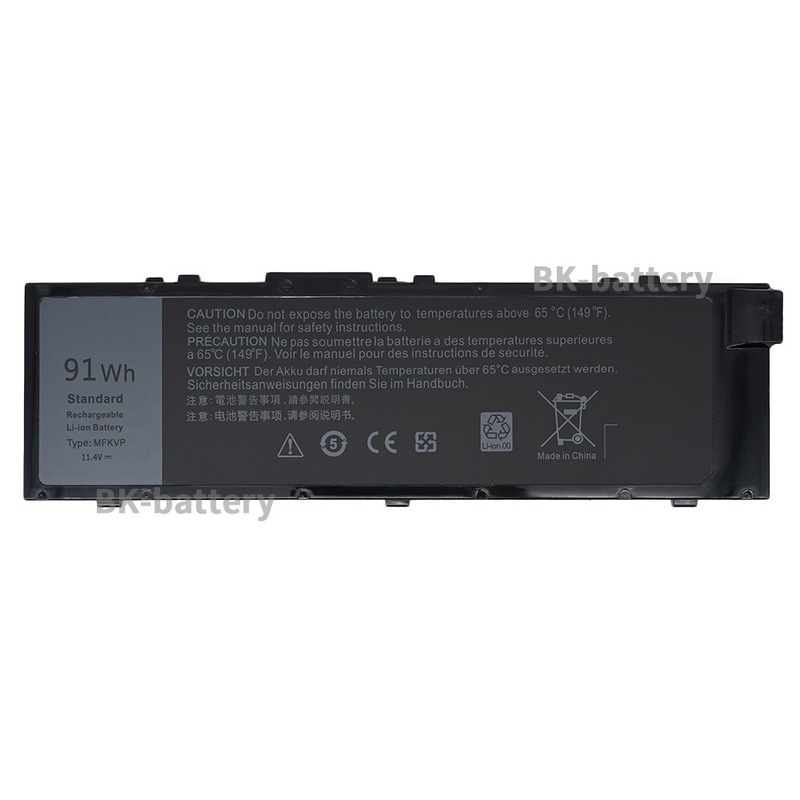 Applicable to Dell Precision M7510 M7520 M7710 MFKVP laptop battery 91WH