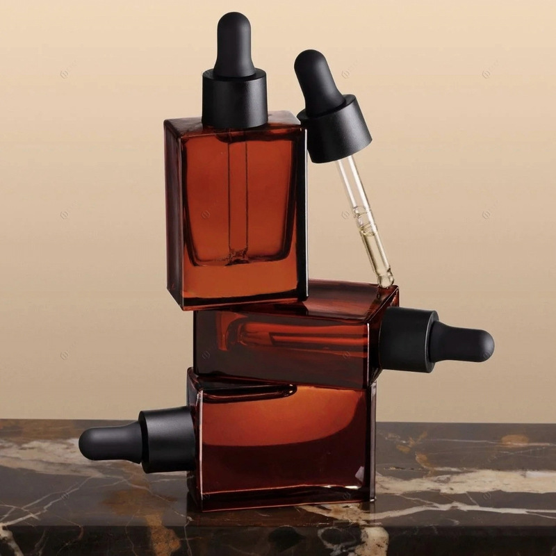 现货15ml 30ml茶色玻璃滴管精油瓶 香薰滴管精华液瓶 原液分装瓶|undefined