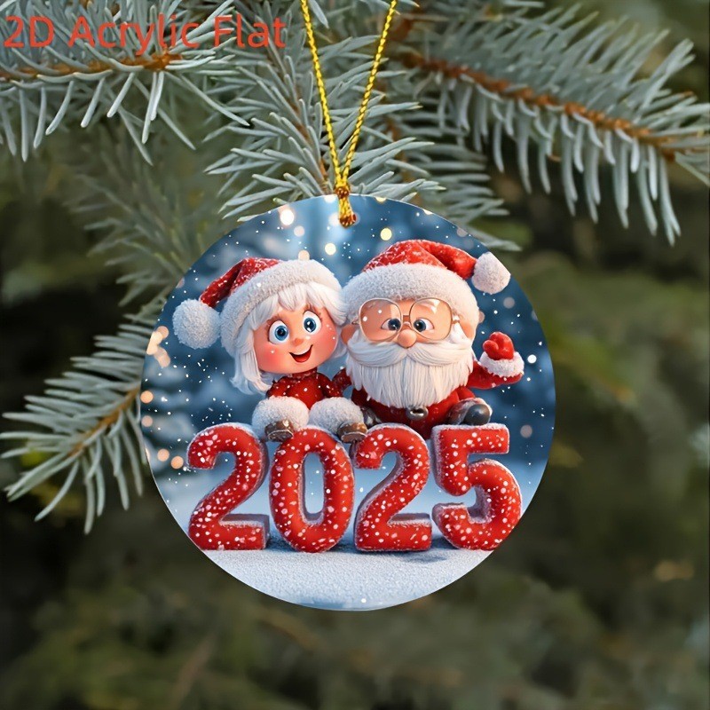 Nuevo trineo de Santa Claus transfronterizo colgante de automóviles de Navidad decoración del hogar puerta del dormitorio festivales decoración del árbol de Navidad