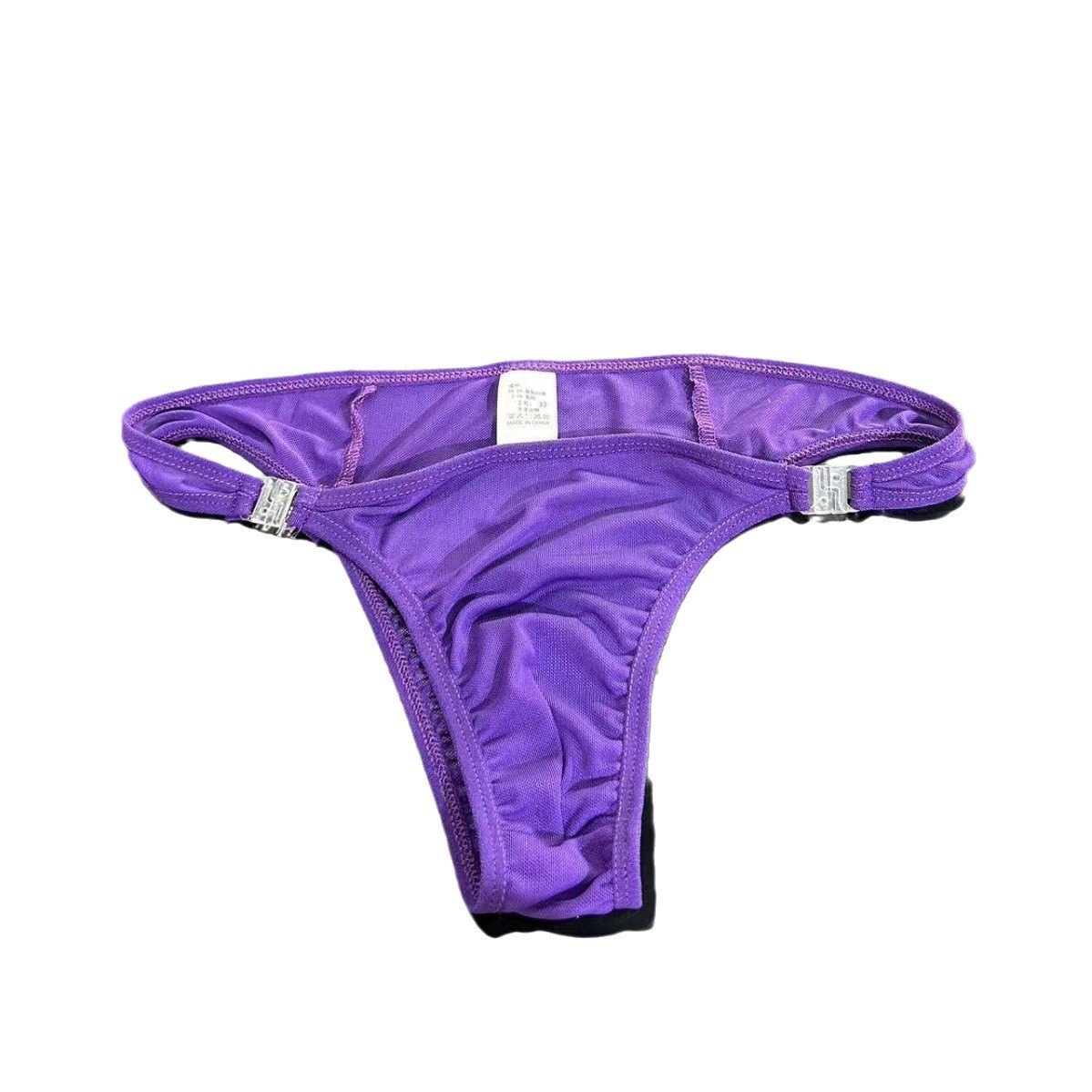 Fully Transparent Ultra-thin Mesh Men's Thong, Comfortable And Sexy Low-rise T-back Underwear For Men_voghion.com