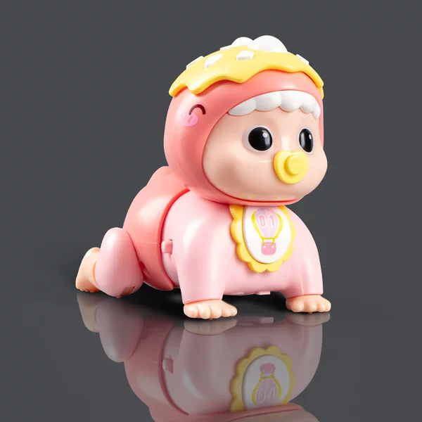 Baby crawling toy electric doll that can stand and talk, educational early learning crawling toy for 6-12 months old