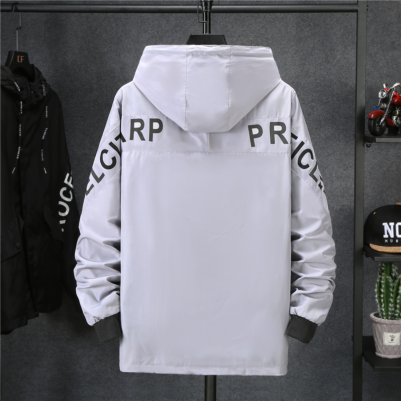 Männerkleeder Casual Jacket Männer Sport Eenfaarfjacket Veraarbechtung_voghion.com