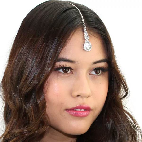 Foreign trade exotic wind drops forehead chain wedding jewelry temperament simple bride eyebrow pendant hair clip Hair chain