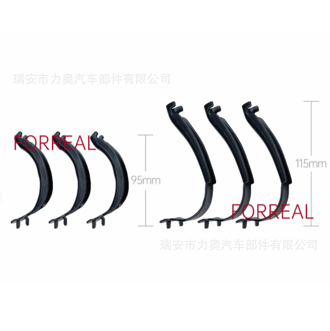 Черное кольцо в форме полумесяца (6 шт.)