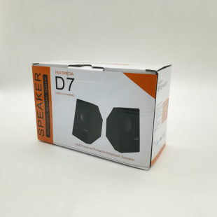 Cross-Border USB Computer Audio Desktop Notebook Home Desktop Small Speaker Dual Speaker with Diaphragm Mini Speaker