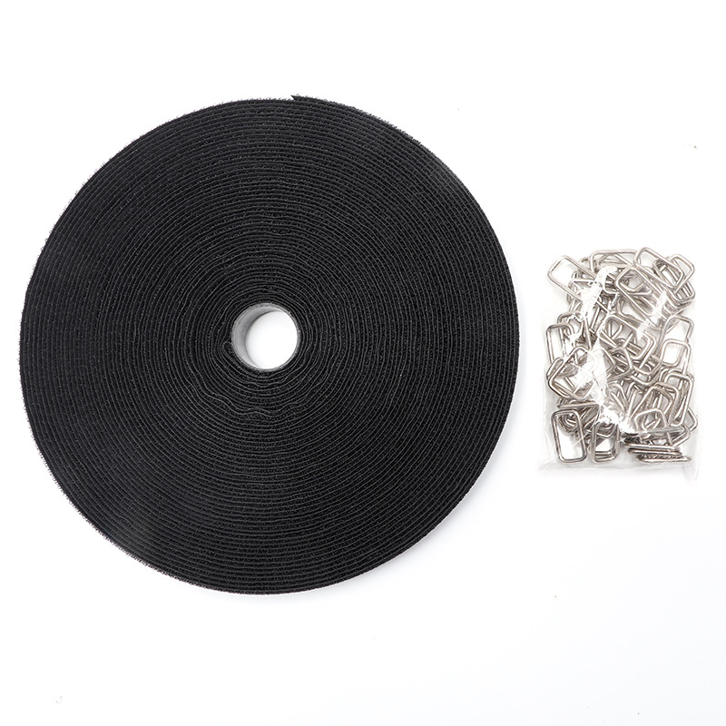 DIY auto-adhesivo cinta adhesiva de lana gancho mismo cuerpo espalda hebilla Correa 5M 10m15m nylon gancho lana hebilla integrada velcro