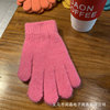 Gloves, winter cute fleece keep warm men's set for elementary school students for beloved, 2023 collection, Korean style, wholesale