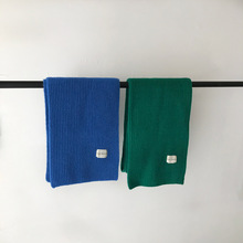 【自制現貨】新款 馬爾斯綠/克萊因藍 韓版軟糯純色針織毛線圍巾