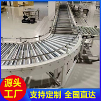 自动化分拣系统输送机电动滚筒滚轮仓库传输带托辊轮轨道线