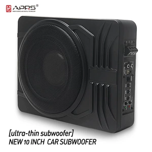 10 düymlük hörümçək avtomobil audio yüksək güclü aktiv mini sabvufer, ultra-nazik