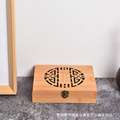 创意镂空竹木包装盒 木质雕刻礼品收纳木盒多用途带盖茶盒子logo