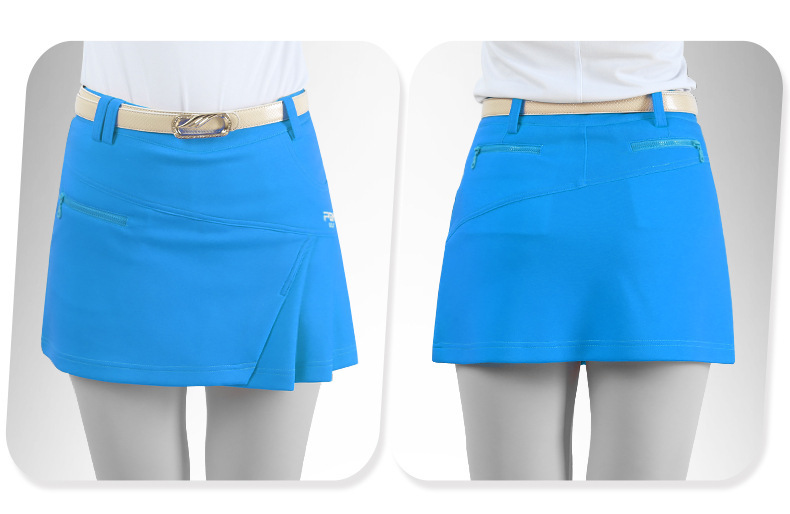 Váy golf nữ hakama dây kéo thời trang xếp ly lót an toàn — Qz012 màu cam, Qz012 màu đỏ hoa hồng, Qz012 màu trắng, QZ012 màu xanh lam chi tiết 23