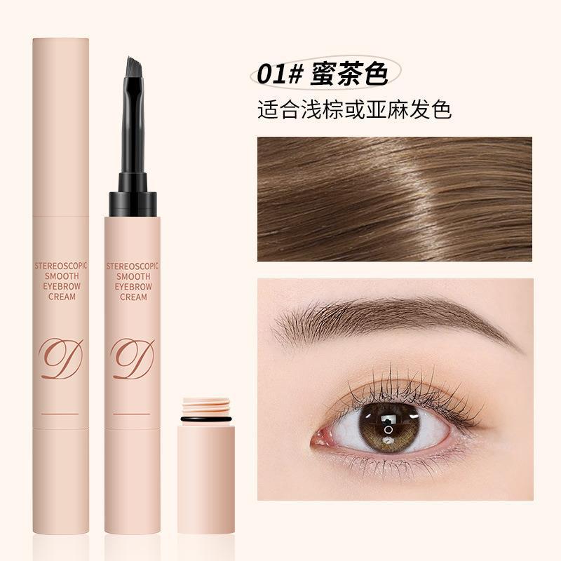 Meixier ceja tinte crema de color liso celebración tridimensional natural salvaje ceja de larga duración impermeable no floreciente maquillaje productos genuinos lápiz de cejas