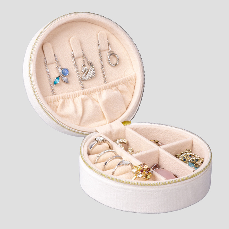 80g Weight Jewelry Boxes Classification 1 Piece Quantity Daily, Street Occasion Solid Color Pattern Simple Style Style Simple Style Solid Color Cloth Jewelry Boxes 7