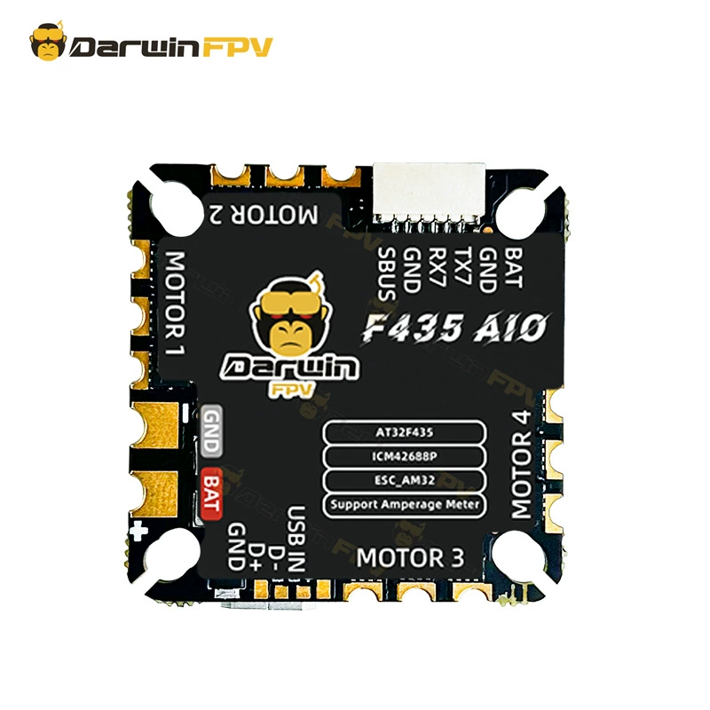 Darwin Crossing Machine AIO F4 полетный контроллер Электрический домашний чип AT32F435 32-битный AM32